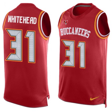 Nike Buccaneers #31 Jordan Whitehead Red Team Color Men's Stitched NFL Limited Tank Top Jersey