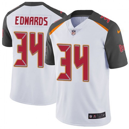 Nike Buccaneers #34 Mike Edwards White Men's Stitched NFL Vapor Untouchable Limited Jersey
