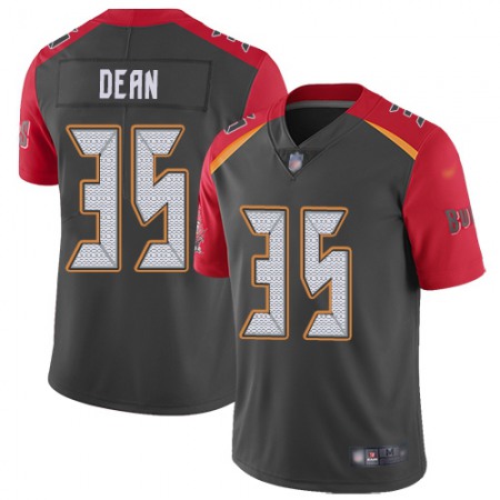 Nike Buccaneers #35 Jamel Dean Gray Men's Stitched NFL Limited Inverted Legend Jersey