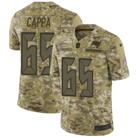 Nike Buccaneers #65 Alex Cappa Camo Men's Stitched NFL Limited 2018 Salute To Service Jersey