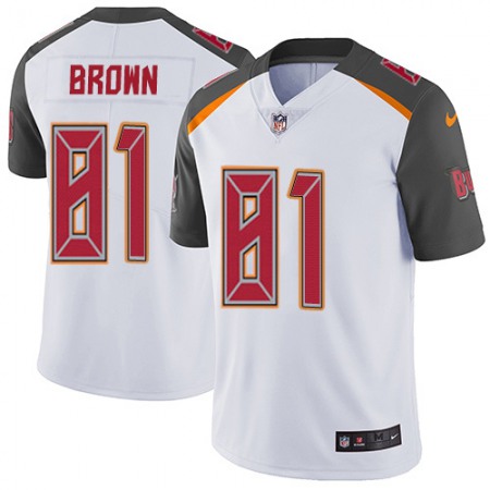 Nike Buccaneers #81 Antonio Brown White Men's Stitched NFL Vapor Untouchable Limited Jersey