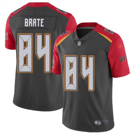 Nike Buccaneers #84 Cameron Brate Gray Men's Stitched NFL Limited Inverted Legend Jersey