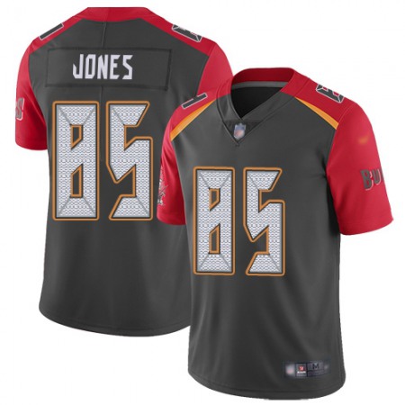 Nike Buccaneers #85 Julio Jones Gray Men's Stitched NFL Limited Inverted Legend Jersey