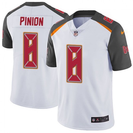 Nike Buccaneers #8 Bradley Pinion White Men's Stitched NFL Vapor Untouchable Limited Jersey