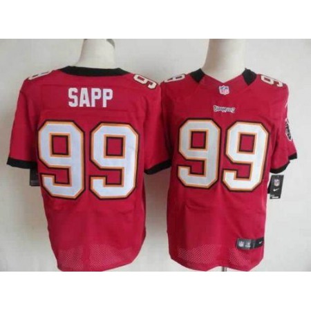 Nike Buccaneers #99 Warren Sapp Red Team Color Men's Stitched NFL Elite Jersey