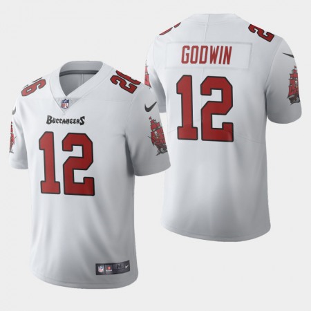 Tampa Bay Buccaneers #12 Chris Godwin White Men's Nike 2020 Vapor Limited NFL Jersey