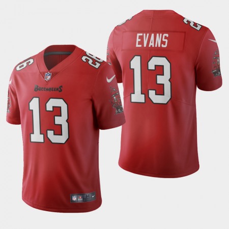 Tampa Bay Buccaneers #13 Mike Evans Red Men's Nike 2020 Vapor Limited NFL Jersey