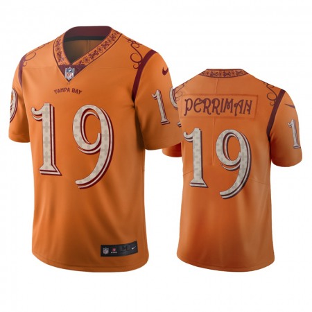 Tampa Bay Buccaneers #19 Breshad Perriman Orange Vapor Limited City Edition Jersey