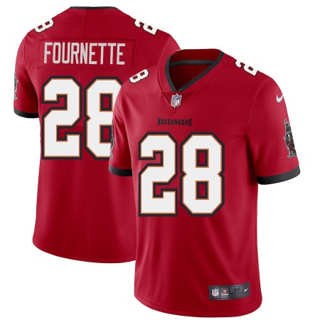 Tampa Bay Buccaneers #28 Leonard Fournette Men's Nike Red Vapor Limited Jersey