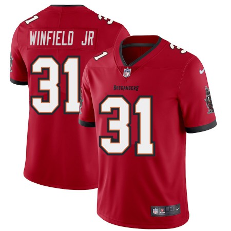Tampa Bay Buccaneers #31 Antoine Winfield Jr. Men's Nike Red Vapor Limited Jersey