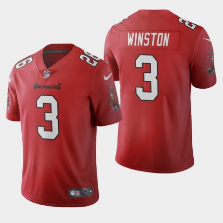 Tampa Bay Buccaneers #3 Jameis Winston Red Men's Nike 2020 Vapor Limited NFL Jersey
