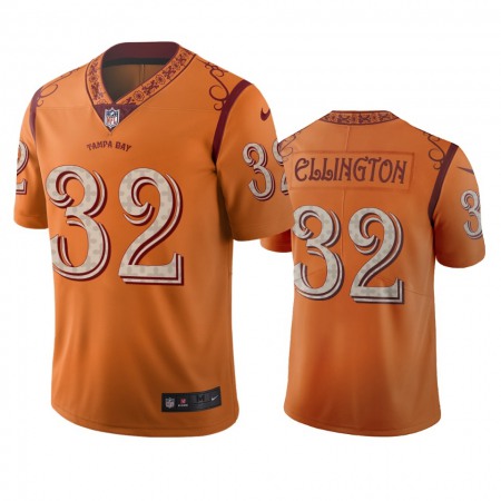 Tampa Bay Buccaneers #32 Andre Ellington Orange Vapor Limited City Edition Jersey