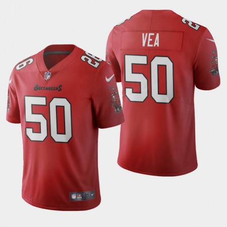 Tampa Bay Buccaneers #50 Vita Vea Red Men's Nike 2020 Vapor Limited NFL Jersey