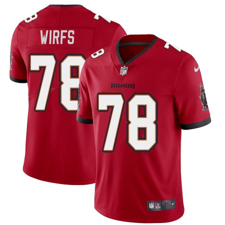 Tampa Bay Buccaneers #78 Tristan Wirfs Men's Nike Red Vapor Limited Jersey