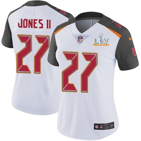 Nike Buccaneers #27 Ronald Jones II White Women's Super Bowl LV Bound Stitched NFL Vapor Untouchable Limited Jersey