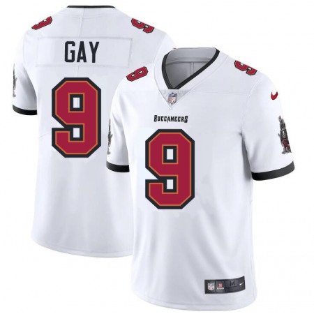 Tampa Bay Buccaneers #9 Matt Gay Men's Nike White Vapor Limited Jersey