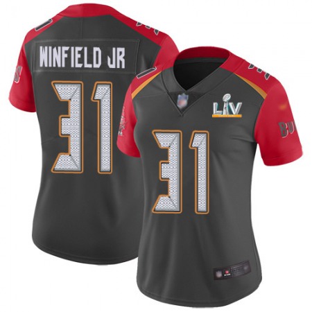 Nike Buccaneers #31 Antoine Winfield Jr. Gray Women's Super Bowl LV Bound Stitched NFL Limited Inverted Legend Jersey