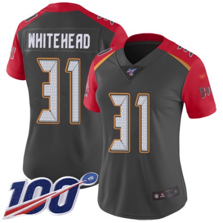 Nike Buccaneers #31 Jordan Whitehead Gray Women's Stitched NFL Limited Inverted Legend 100th Season Jersey