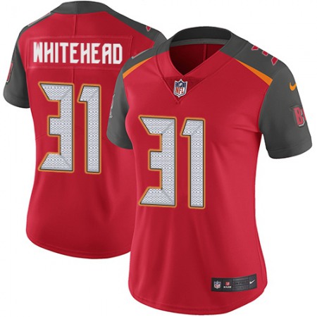 Nike Buccaneers #31 Jordan Whitehead Red Team Color Women's Stitched NFL Vapor Untouchable Limited Jersey