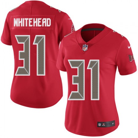 Nike Buccaneers #31 Jordan Whitehead Red Women's Stitched NFL Limited Rush Jersey