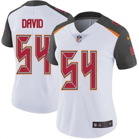 Nike Buccaneers #54 Lavonte David White Women's Stitched NFL Vapor Untouchable Limited Jersey