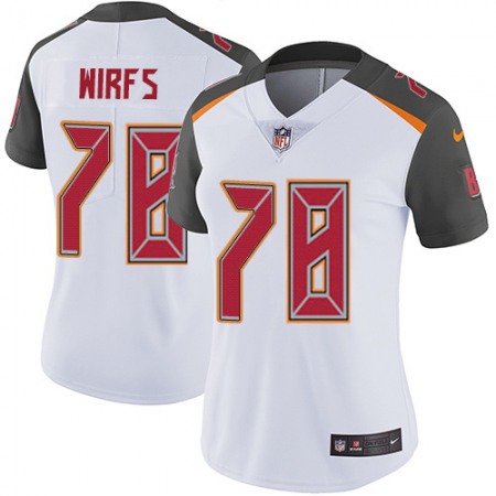 Nike Buccaneers #78 Tristan Wirfs White Women's Stitched NFL Vapor Untouchable Limited Jersey