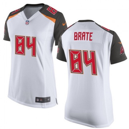 Nike Buccaneers #84 Cameron Brate White Women's Stitched NFL New Elite Jersey