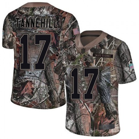 Nike Titans #17 Ryan Tannehill Camo Men's Stitched NFL Limited Rush Realtree Jersey