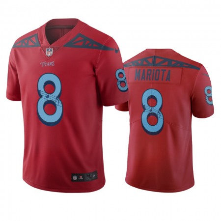 Tennessee Titans #8 Marcus Mariota Red Vapor Limited City Edition NFL Jersey