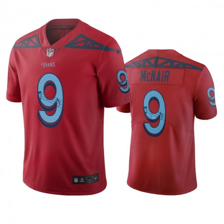 Tennessee Titans #9 Steve Mcnair Red Vapor Limited City Edition NFL Jersey