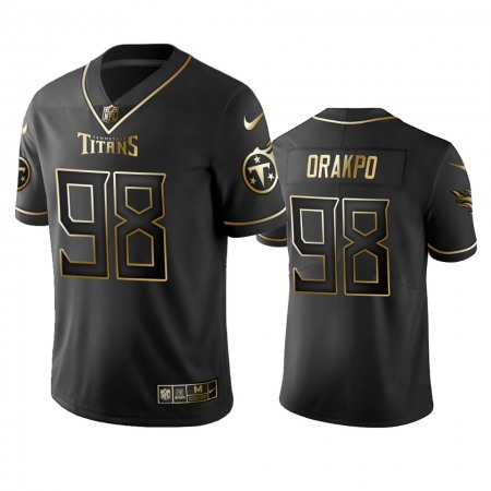 Titans #98 Brian Orakpo Men's Stitched NFL Vapor Untouchable Limited Black Golden Jersey