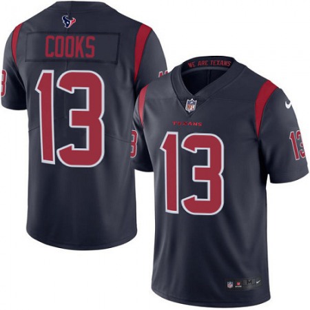 Nike Texans #13 Brandin Cooks Navy Blue Youth Stitched NFL Limited Rush Jersey