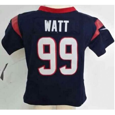 Toddler Nike Texans #99 J.J. Watt Navy Blue Team Color Stitched NFL Elite Jersey