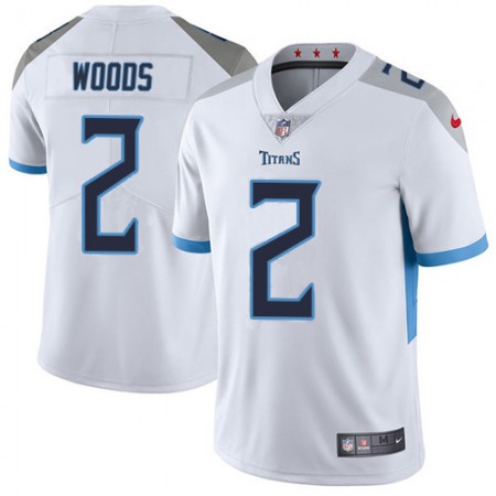 Nike Titans #2 Robert Woods White Youth Stitched NFL Vapor Untouchable Limited Jersey