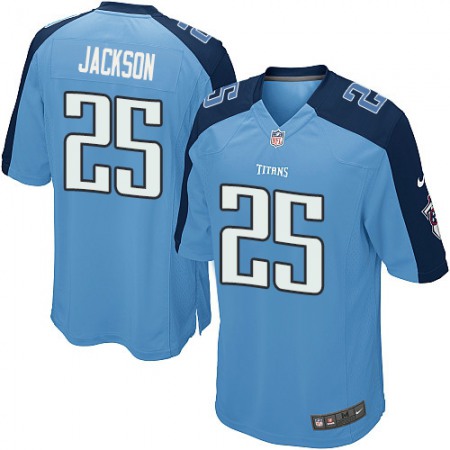 Nike Titans #25 Adoree' Jackson Light Blue Alternate Youth Stitched NFL Elite Jersey