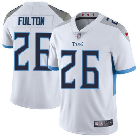 Nike Titans #26 Kristian Fulton White Youth Stitched NFL Vapor Untouchable Limited Jersey