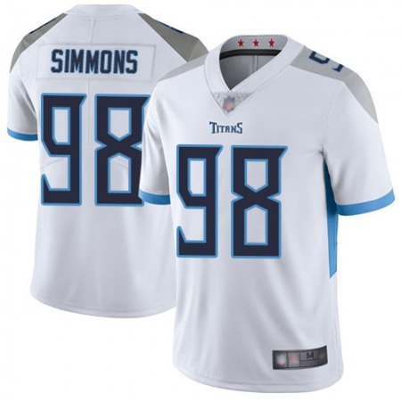 Nike Titans #98 Jeffery Simmons White Youth Stitched NFL Vapor Untouchable Limited Jersey