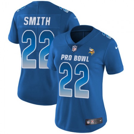 Nike Vikings #22 Harrison Smith Royal Women's Stitched NFL Limited NFC 2019 Pro Bowl Jersey