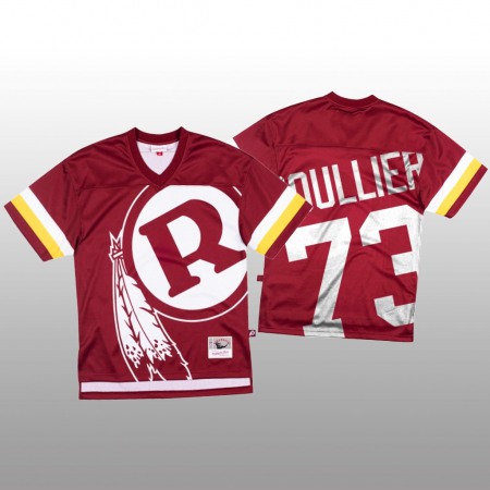 NFL Washington Commanders #73 Chase Roullier Red Men's Mitchell & Nell Big Face Fashion Limited NFL Jersey