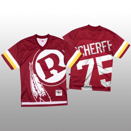 NFL Washington Commanders #75 Brandon Scherff Red Men's Mitchell & Nell Big Face Fashion Limited NFL Jersey