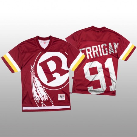 NFL Washington Commanders #91 Ryan Kerrigan Red Men's Mitchell & Nell Big Face Fashion Limited NFL Jersey
