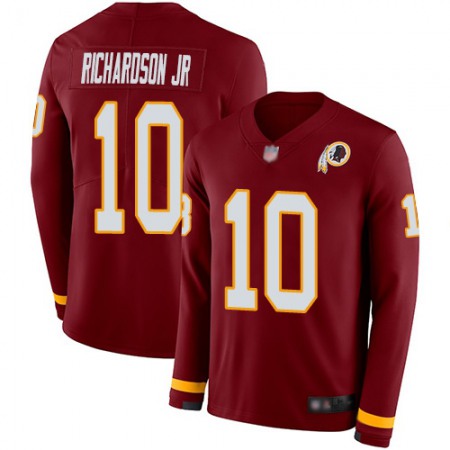 Nike Commanders #10 Paul Richardson Jr Burgundy Red Team Color Men's Stitched NFL Limited Therma Long Sleeve Jersey