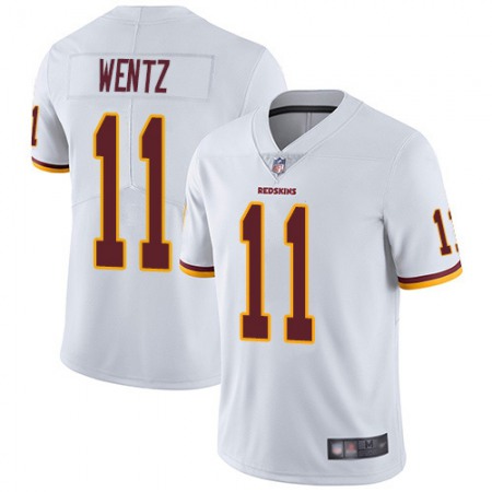 Nike Commanders #11 Carson Wentz White Men's Stitched NFL Vapor Untouchable Limited Jersey