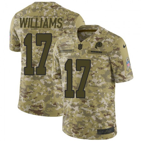 Nike Commanders #17 Doug Williams Camo Men's Stitched NFL Limited 2018 Salute To Service Jersey