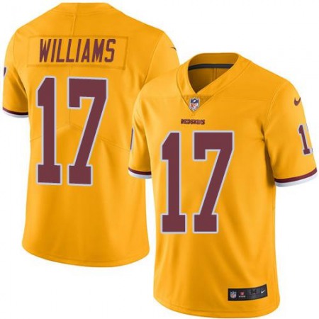 Nike Commanders #17 Doug Williams Gold Men's Stitched NFL Limited Rush Jersey