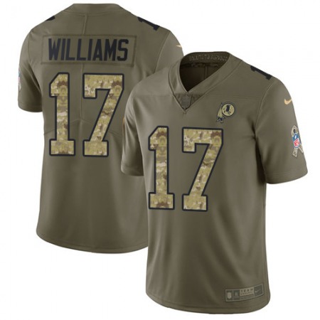 Nike Commanders #17 Doug Williams Olive/Camo Men's Stitched NFL Limited 2017 Salute To Service Jersey