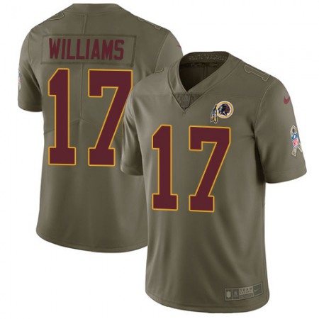 Nike Commanders #17 Doug Williams Olive Men's Stitched NFL Limited 2017 Salute to Service Jersey