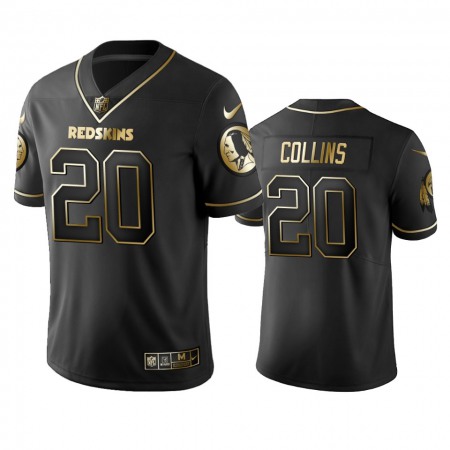 Nike Commanders #20 Landon Collins Men's Stitched NFL Vapor Untouchable Limited Black Golden Jersey
