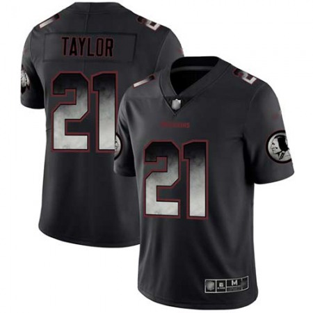 Nike Commanders #21 Sean Taylor Black Men's Stitched NFL Vapor Untouchable Limited Smoke Fashion Jersey