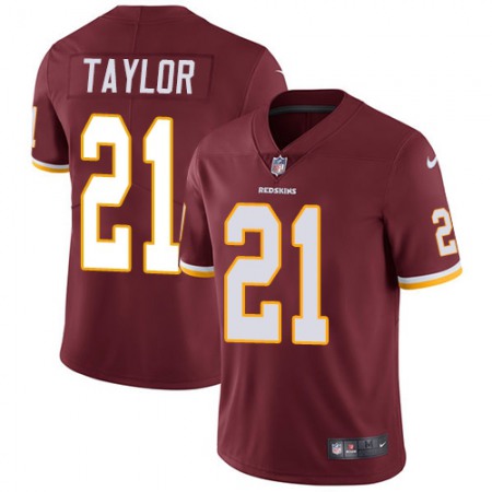 Nike Commanders #21 Sean Taylor Burgundy Red Team Color Men's Stitched NFL Vapor Untouchable Limited Jersey